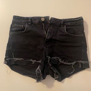 Zara black jean shorts size 04